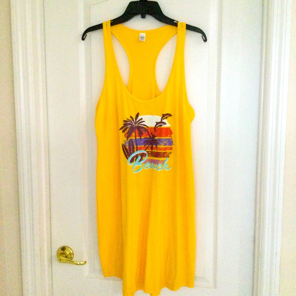 Joe Boxer Large Yellow tank top